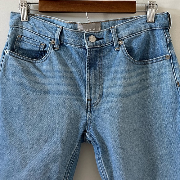 Everlane Mid-Rise Skinny Ankle Jean In Light Wash Size 28 - Picture 2 of 13